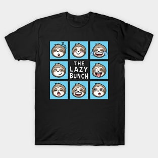 THE LAZY BUNCH Funny Sloths T-Shirt